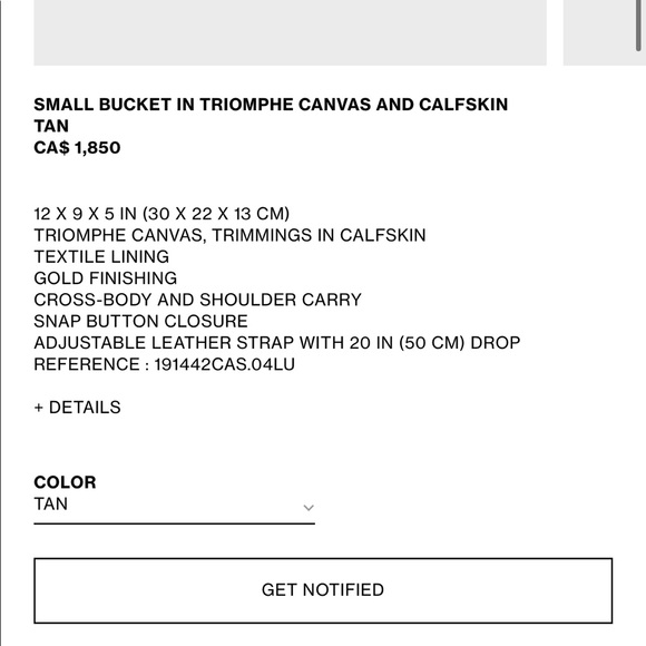 Authentic Celine triomphe canvas bucket bag - Picture 12 of 16